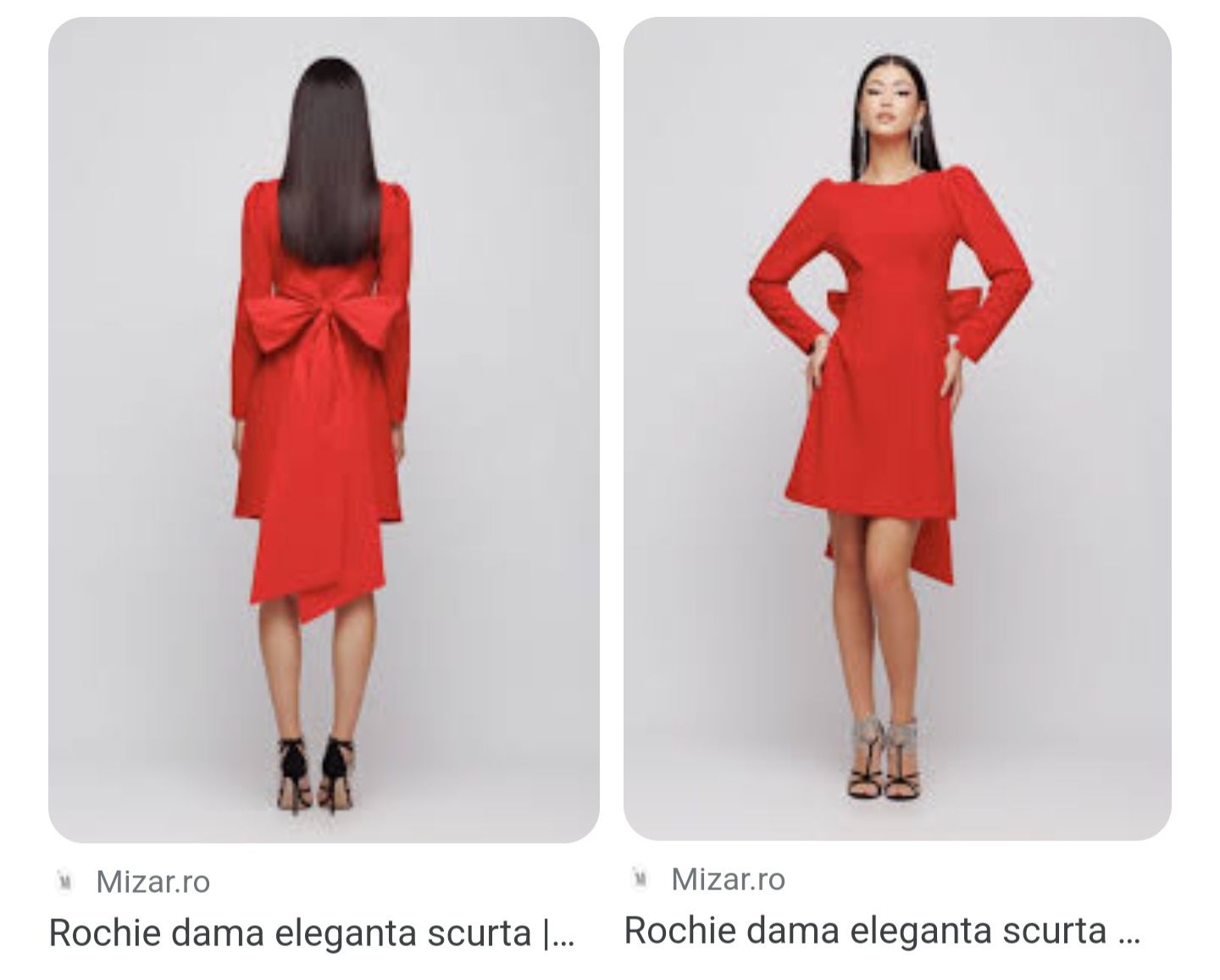 Rochie Mizar, roșie,  m 40