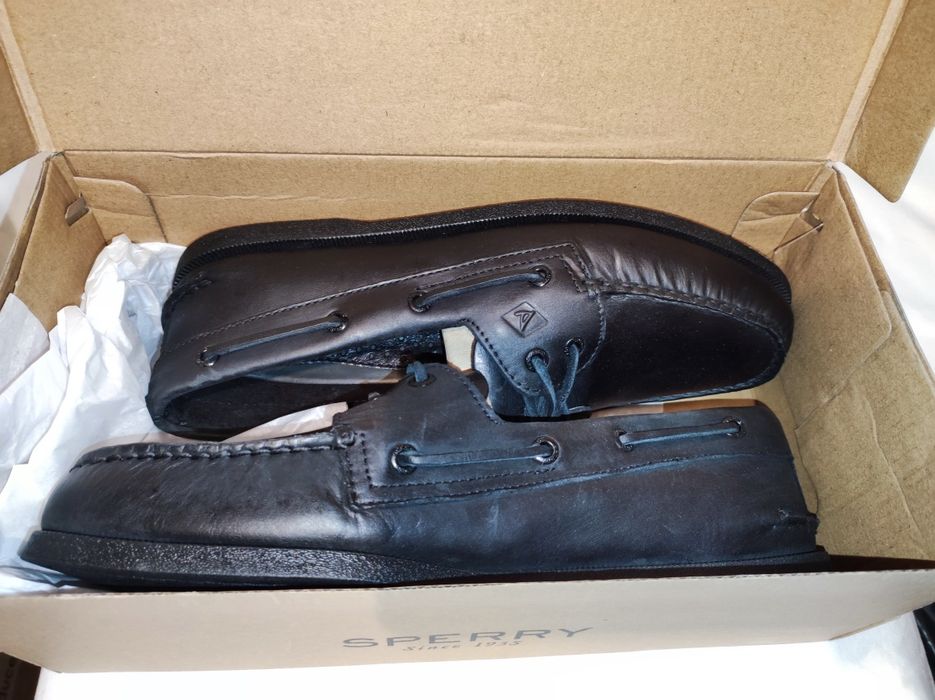 Стилни мъжки мокасини от естествена кожа Sperry №44