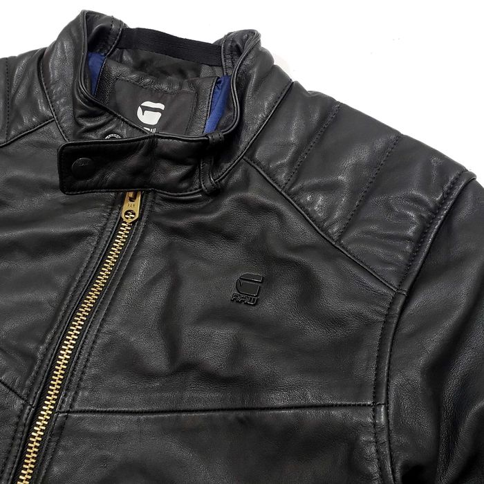 G-STAR Suzaki Classic Кожено Мъжко Яке Като Ново М