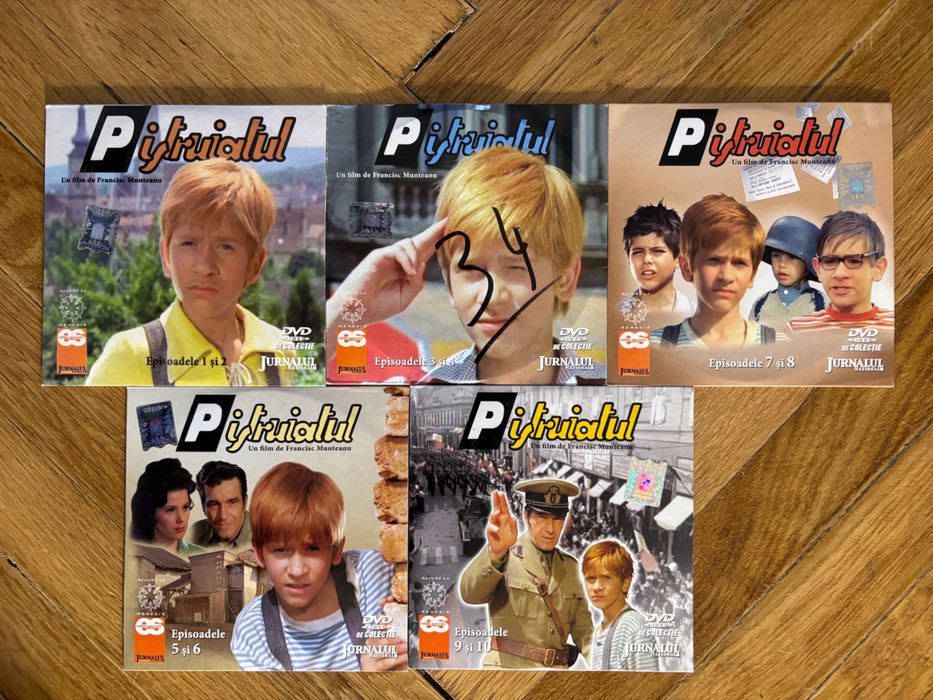 5 Buc DVD-uri Filmul Pistruiatul Ep. 1-10 Colectia Jurnalul National