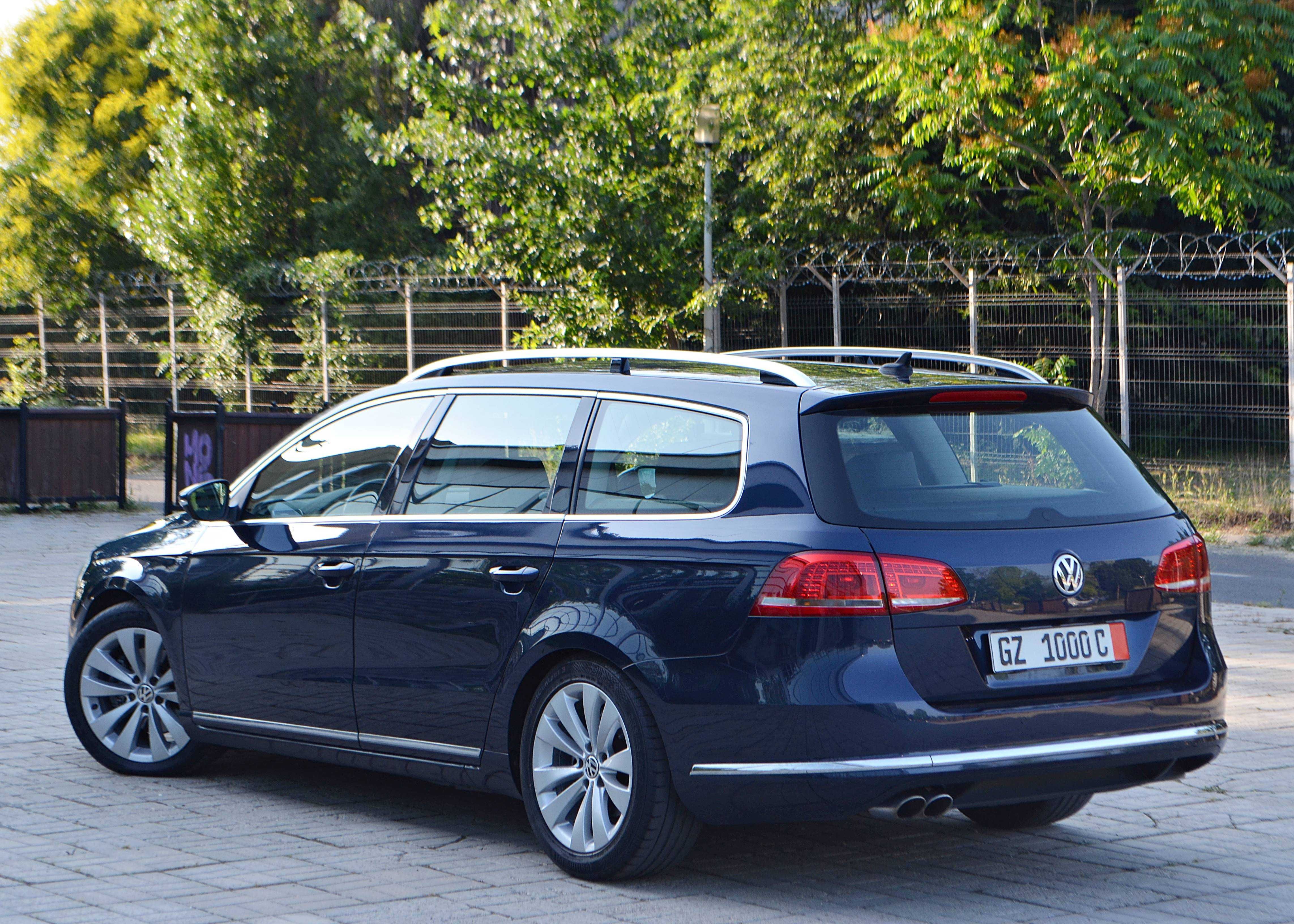 VW Passat B7 2.0tdi 177cp E5 Autom DSG Xenon Alcantara Clima Noua Navy