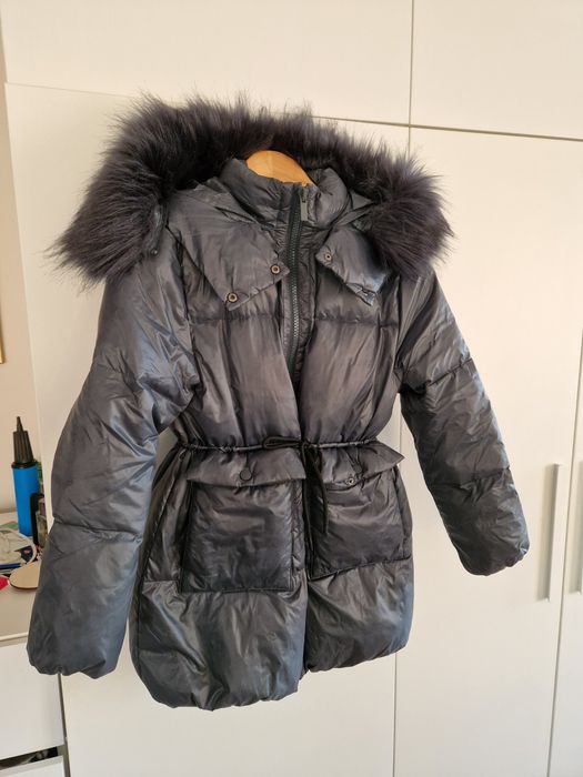 Geaca Zara puf și pene fete, 152 cm