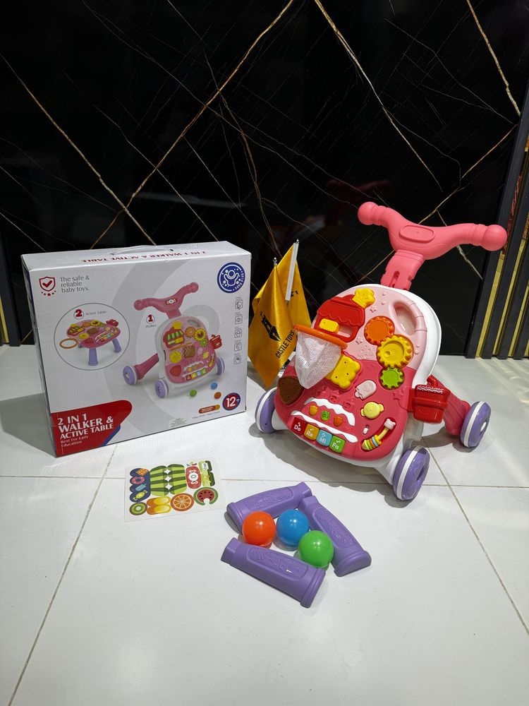 Активный стол ходунки 2 в 1 12m* Castle Toys uz