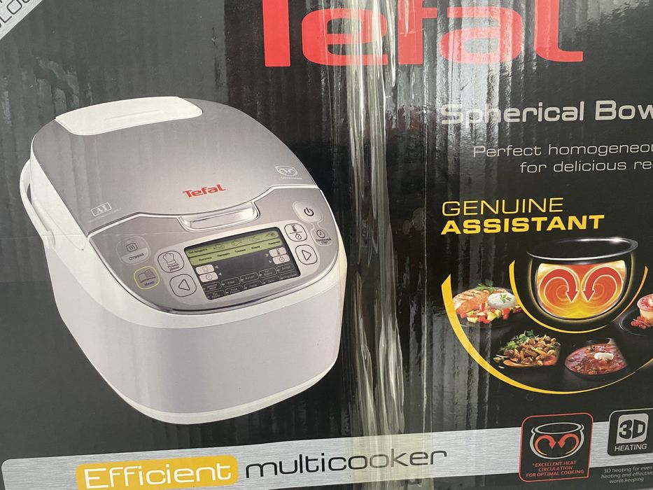 Новая Мультиварка Tefal в коробке, не открывали, не пользовались