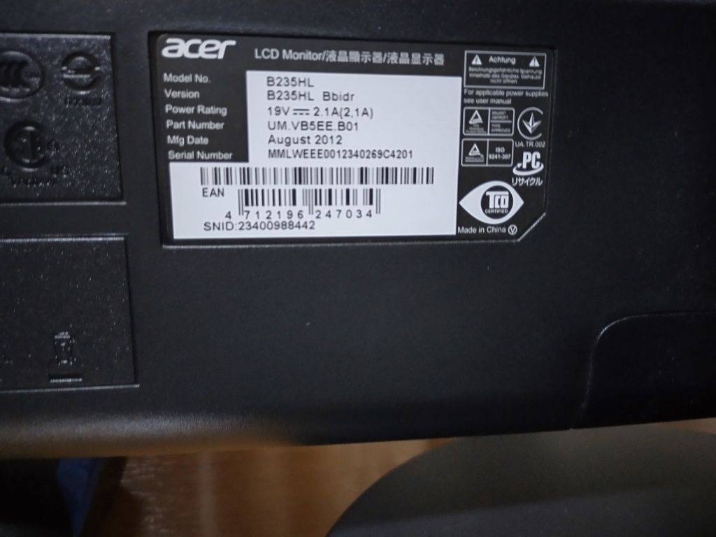 Monitor led Acer