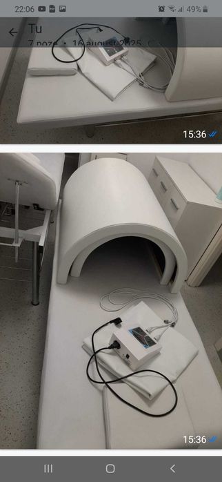 Pat masaj /cosmetic cu tunel inflarosu