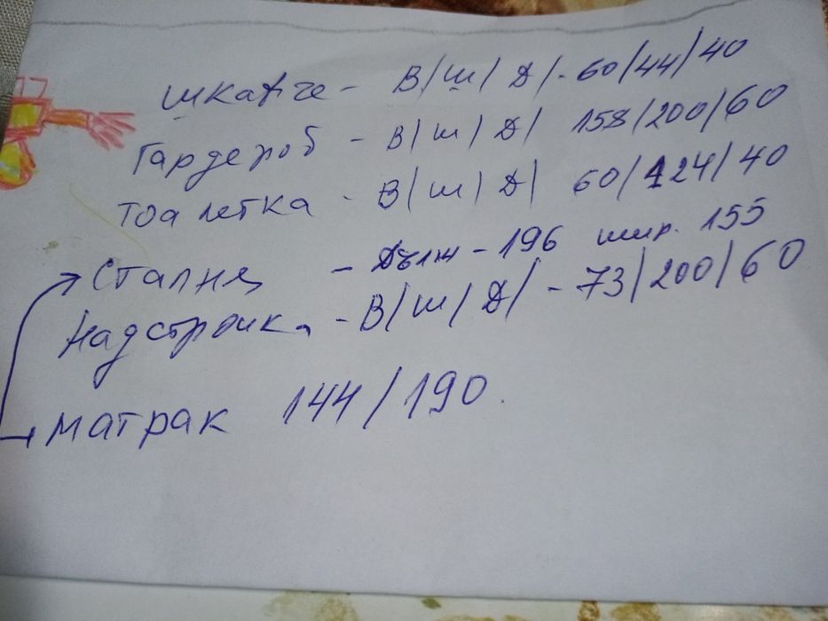 Предлагам обзавеждане за спалня