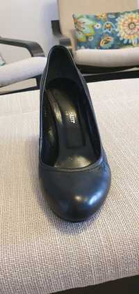 Pantofi dama  platforma negri