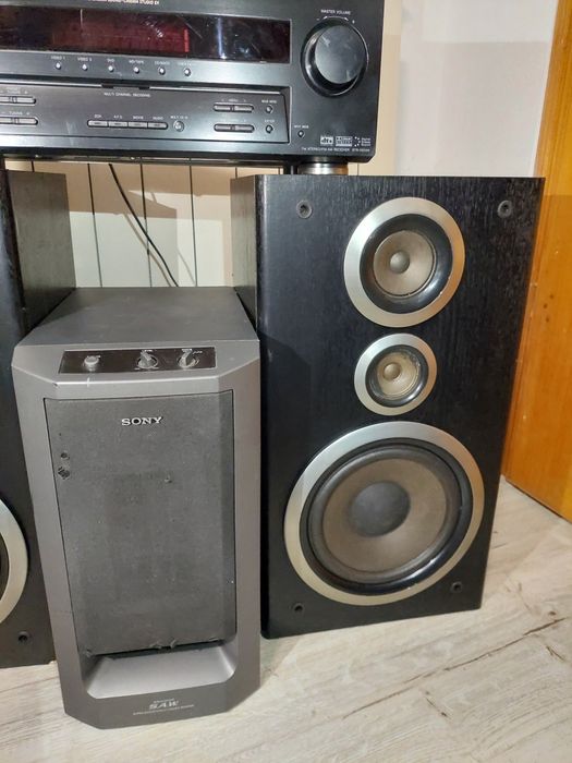 Amplificator și sub Sony + boxe UHER.