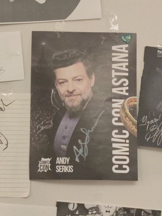 Автограф Эндрю сёркиса