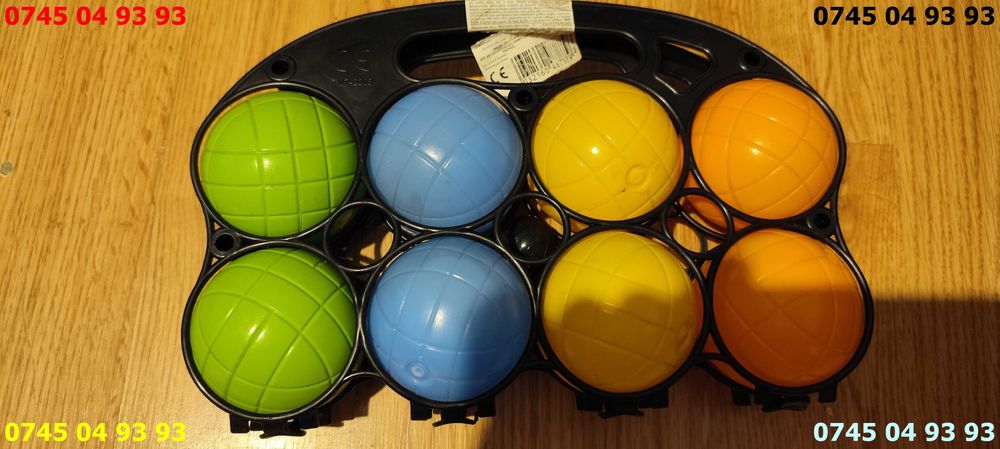 joc PENTANQUE 8 bile plastic umplute cu apa NOU
