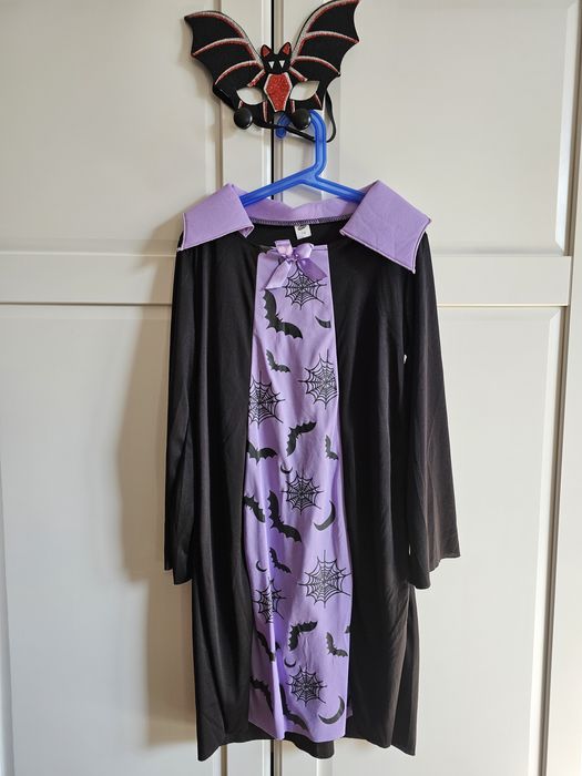 Costum liliac cu masca Halloween 7-8 ani