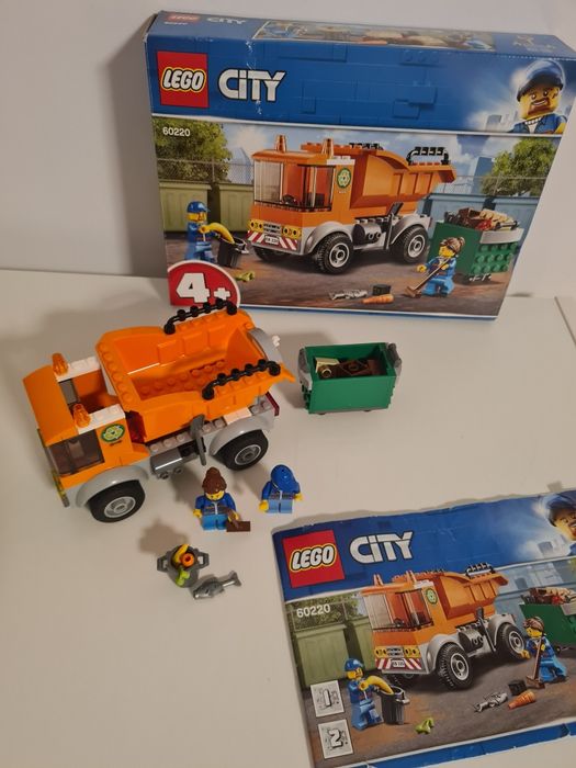 LEGO City Great Vehicles - Camion pentru gunoi 60220, 90 piese