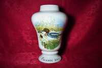 Vaza portelan Limoges, pictata manual, colectie, cadou, vintage