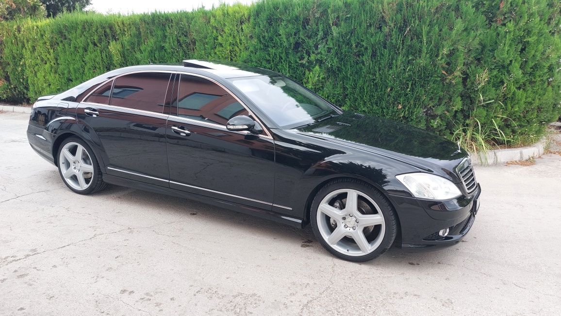 Мерцедес S 500 4matic long, дист,нощно,обдухване,масаж