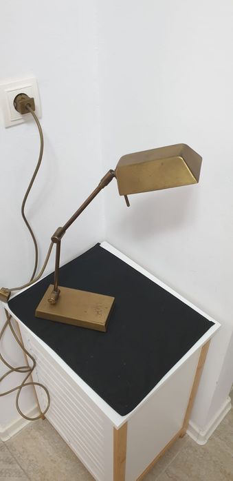 Accesoriu decor lumina electrica vintage colectie alama Koch SUA 1950