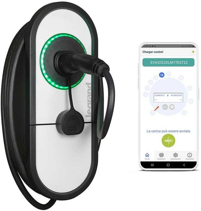 Зарядна станция LEGRAND Green'up One 22.1 kW, 3P 32A, с 5m Type 2