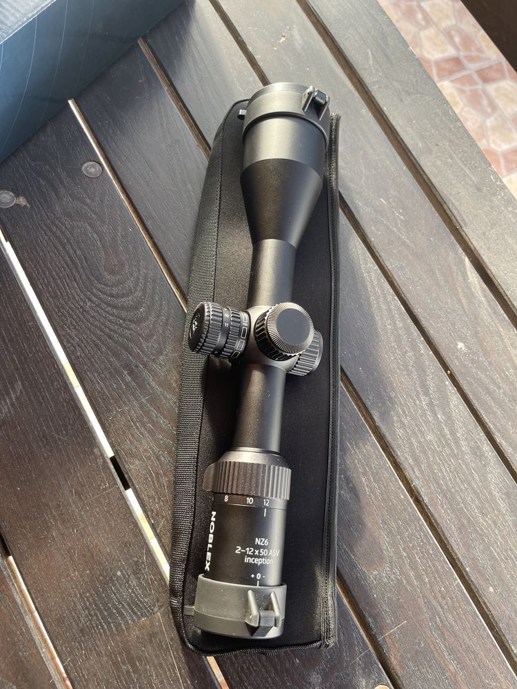 Luneta vanatoare Noblex Docter 2-12x50 cu tureta balistica ASV Germany