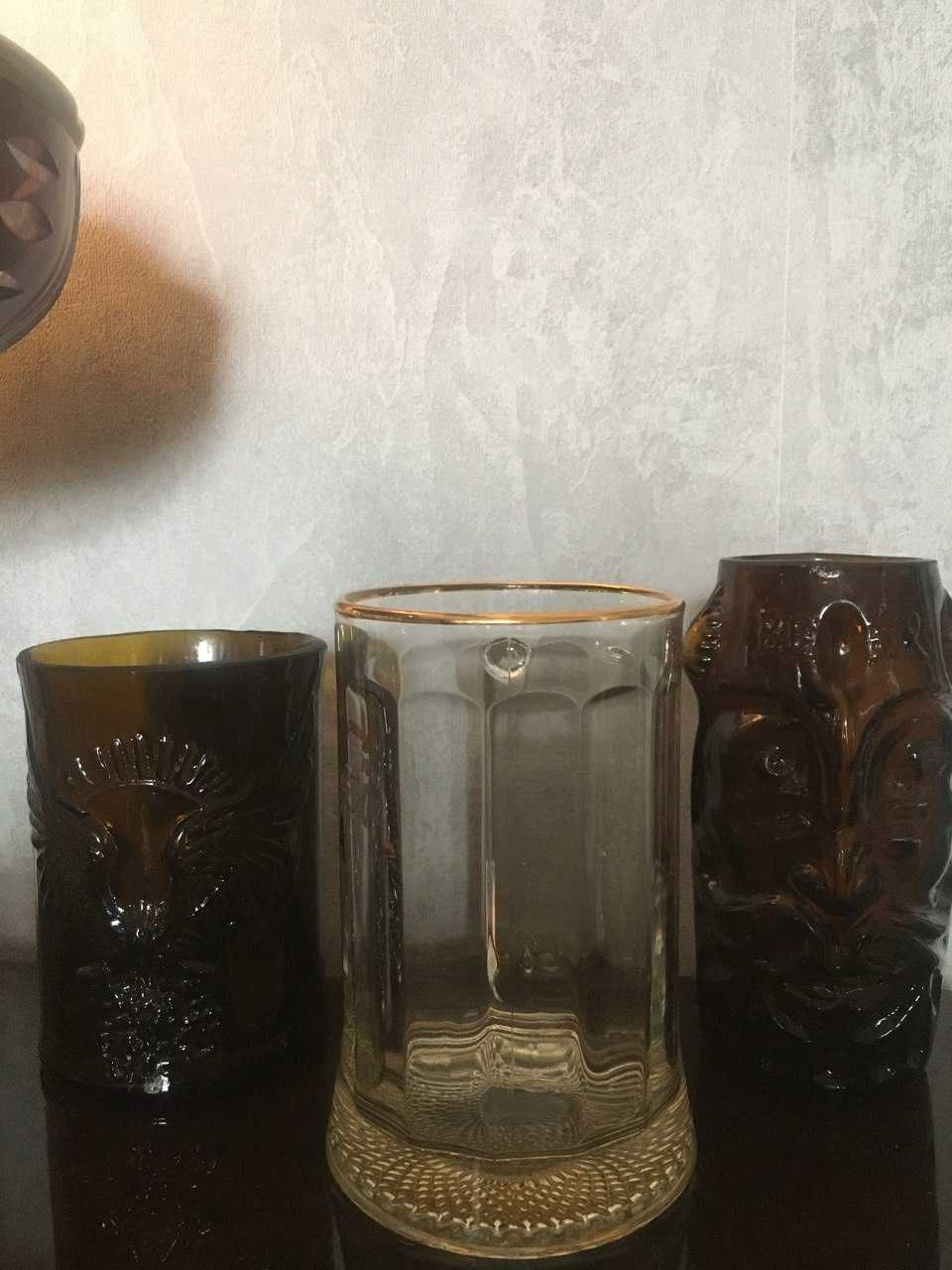Бокалы, пивные кружки