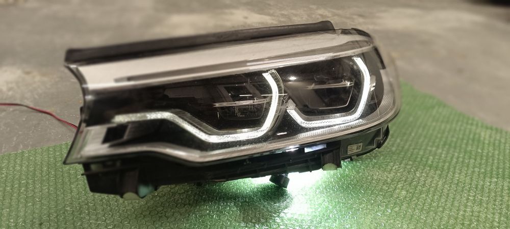 Far stanga Adaptive Led BMW G30 - Reconditionat avarie+( fibra optica)