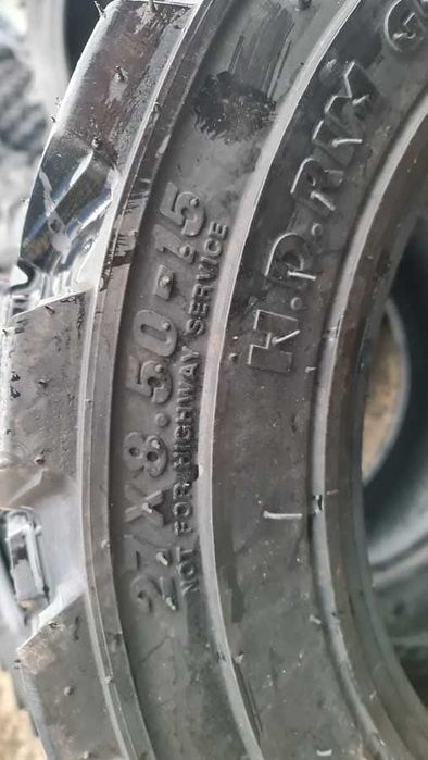 Anvelope noi 27X8.50-15 BKT 8PR cauciucuri BOBCAT