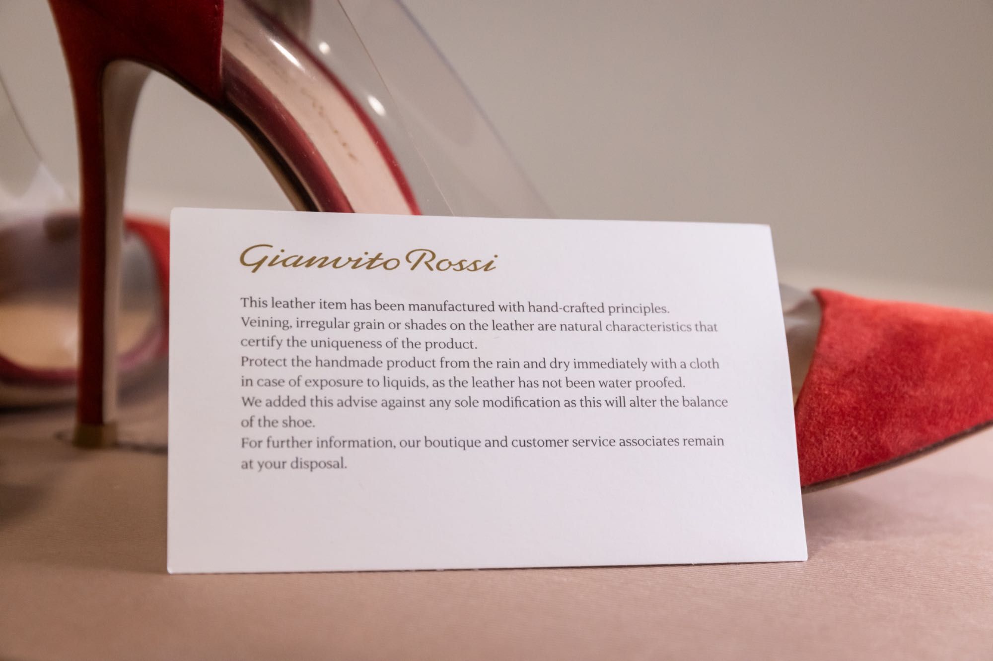 Gianvito Rossi Plexi 105 Red Suede Pump - 40
