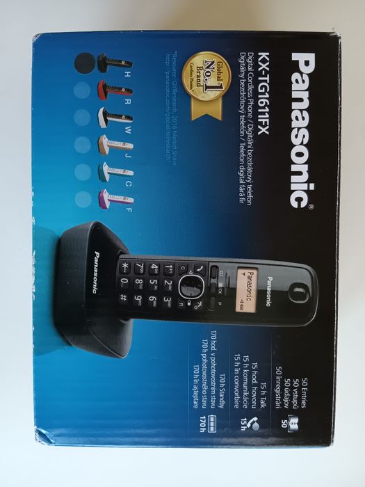 Стационарен безжичен телефон Panasonic KX-TG1611FX