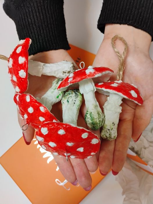 Играчки за елха ръчна изработка