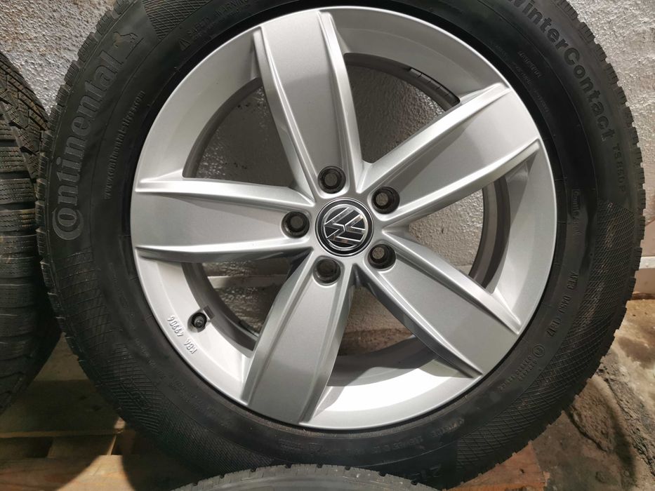 Jante Originale Vw Tiguan .R 17 cu anvelope de iarna