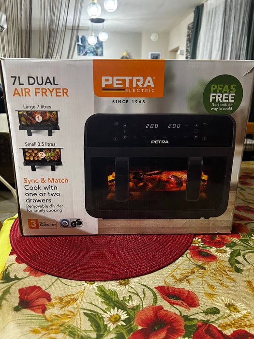 Еър Фрайер Petra двоен 7л ново състояние.немско производство