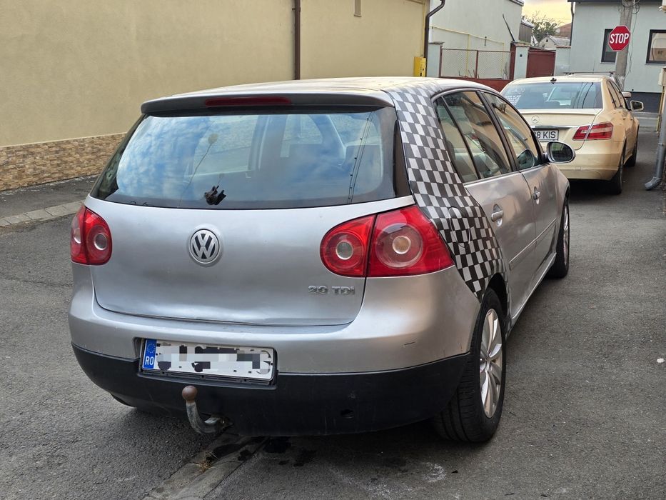 Vw golf 5, 1.9 tdi , 140 cp , înmatriculat cu fiscal  , 6 viteze