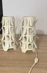 Set doua lampi Ikea Kajuta metal nuanta alb