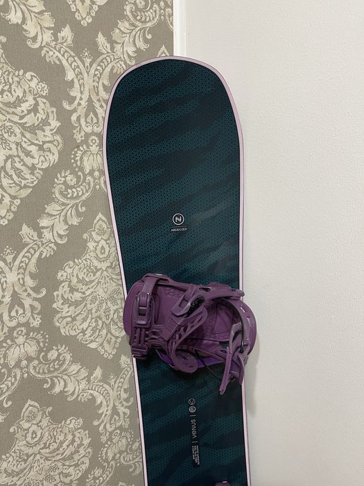 Placa snowboard 143 cm nideker cu legaturi boots nideker