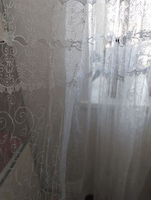 Продам белый тюль