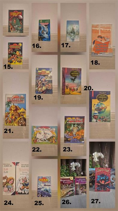 Lot cărți diverse–literatură, enciclopedii, colecții–86 titluri/seturi