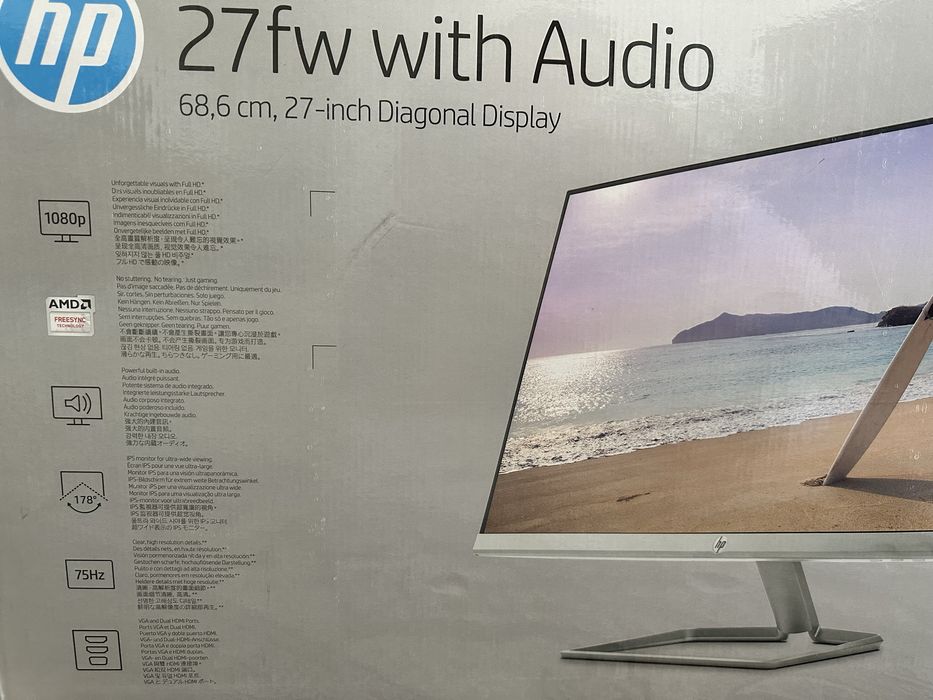 2 монитора HP 27 fw with Audio