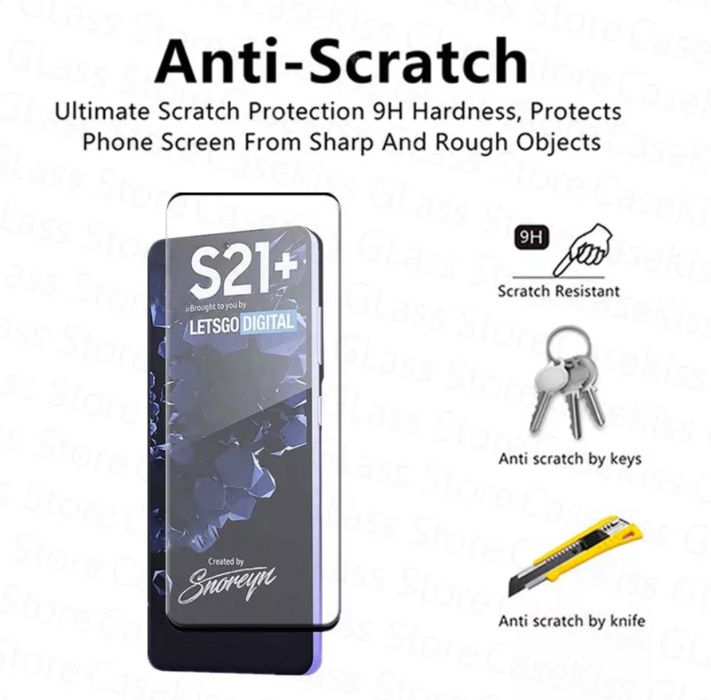 Folie sticla 3D full pt. Samsung Galaxy S21 , S21 Plus , S21 Ultra 5G