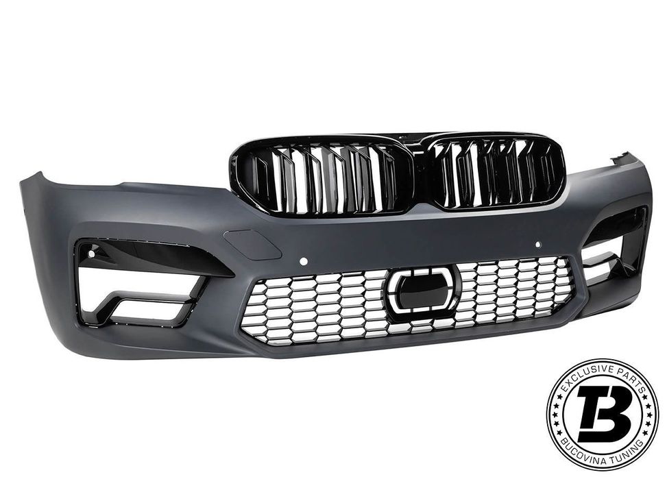 Pachet Exterior compatibil cu BMW Seria 5 G30 conversie la G30 LCI M5 Design