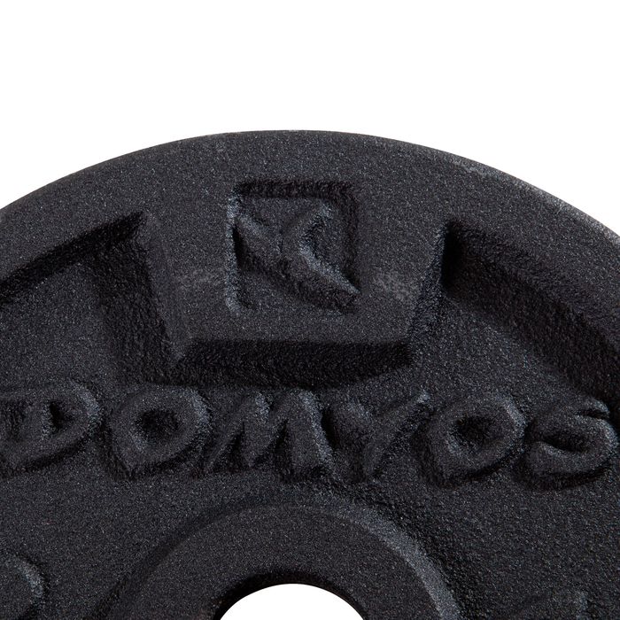 Set 1 ganteră bodybuilding 10 kg - No - produs resigilat Decathlon