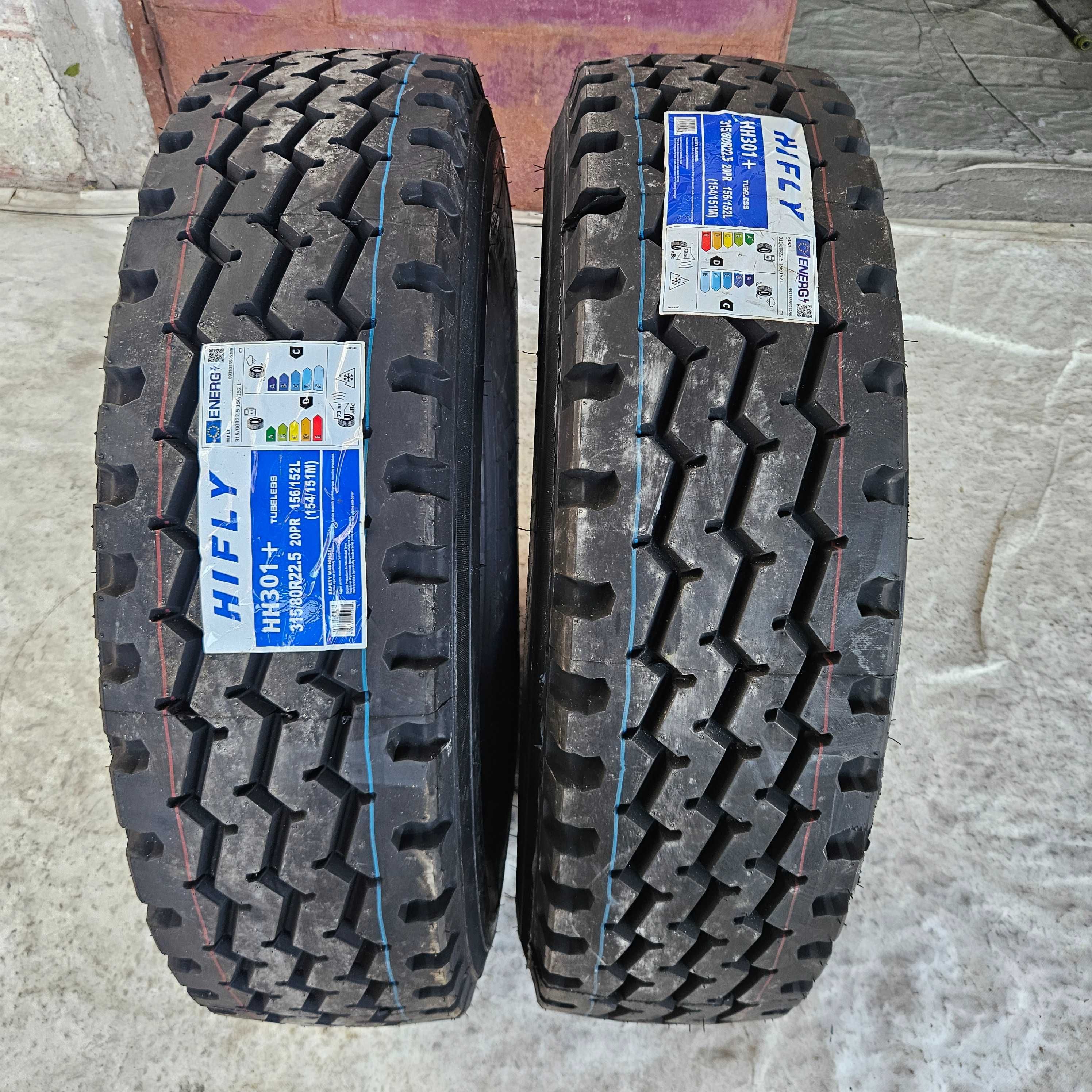 Нови товарни гуми R22.5 315/80 HIFLY HH301+ 156/152L 20PR 492лв. с ДДС
