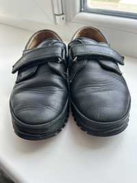 Кожаные туфли школьнику 1-2 класса