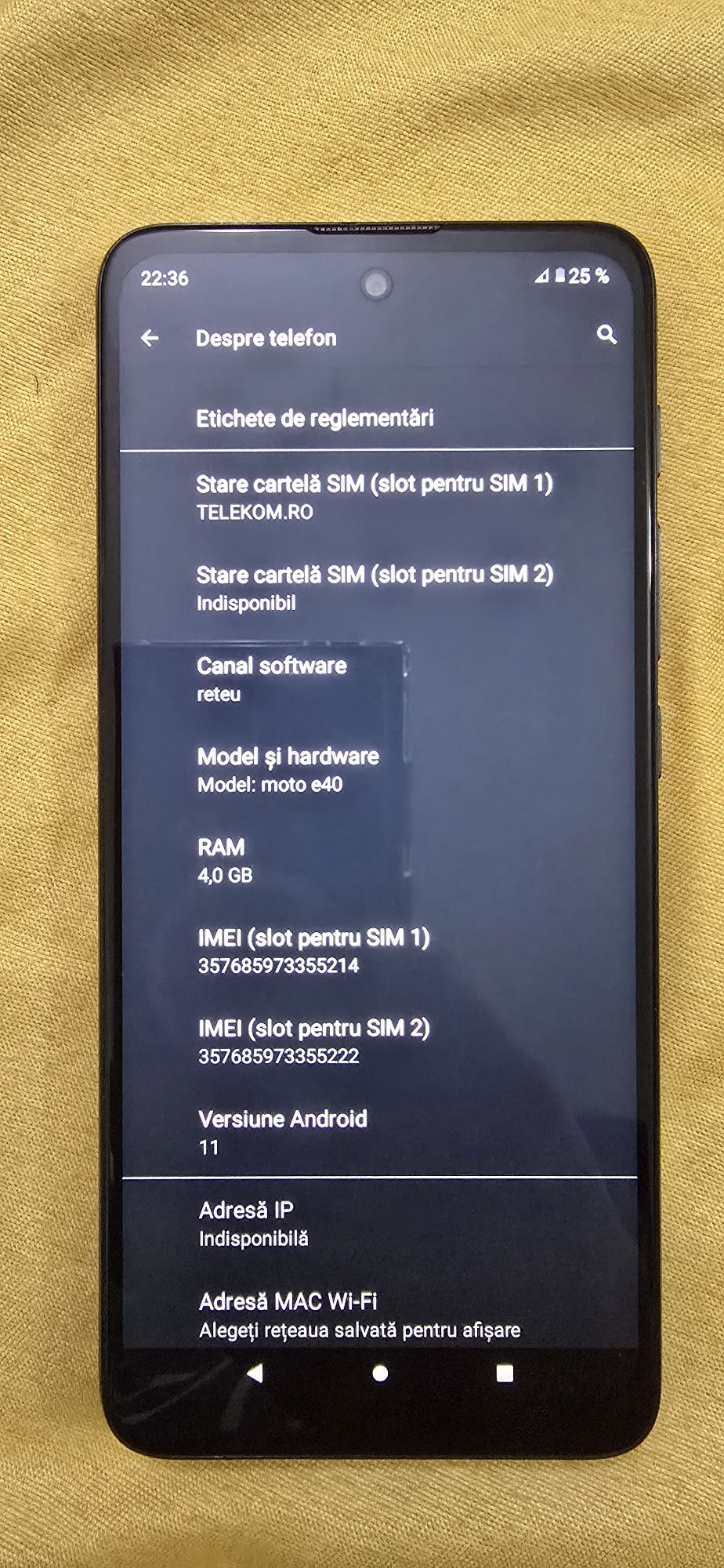 Motorola Moto e40 4G