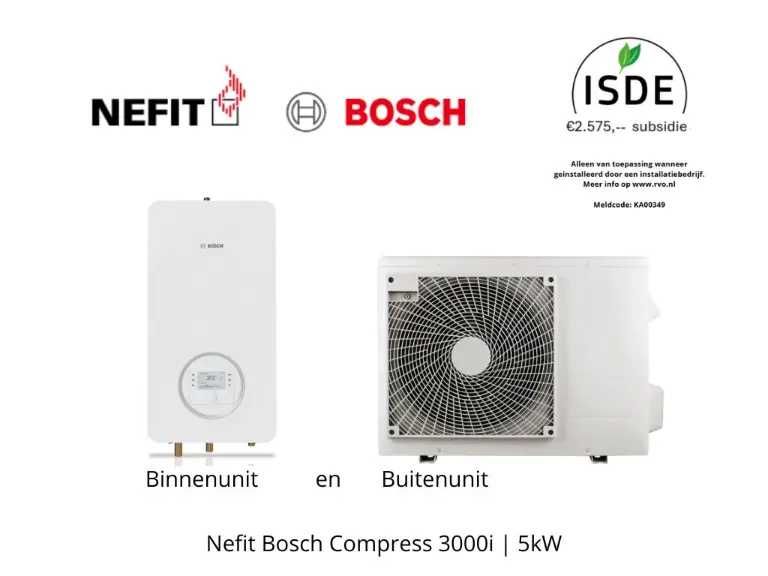 Nefit - Bosch - EnviLine A/W Split 5.0 BS термопомпа
