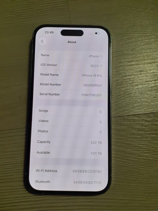 Iphone 14 Pro 1TB 96%