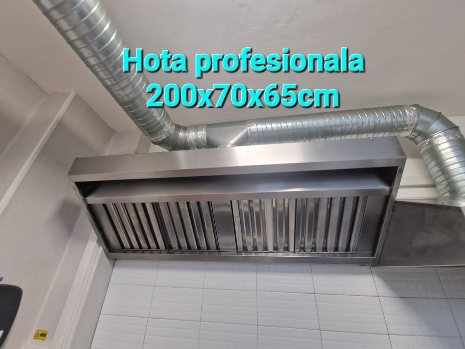 Hota, filru de carbune(centrala filtrare), motor exterior,gril