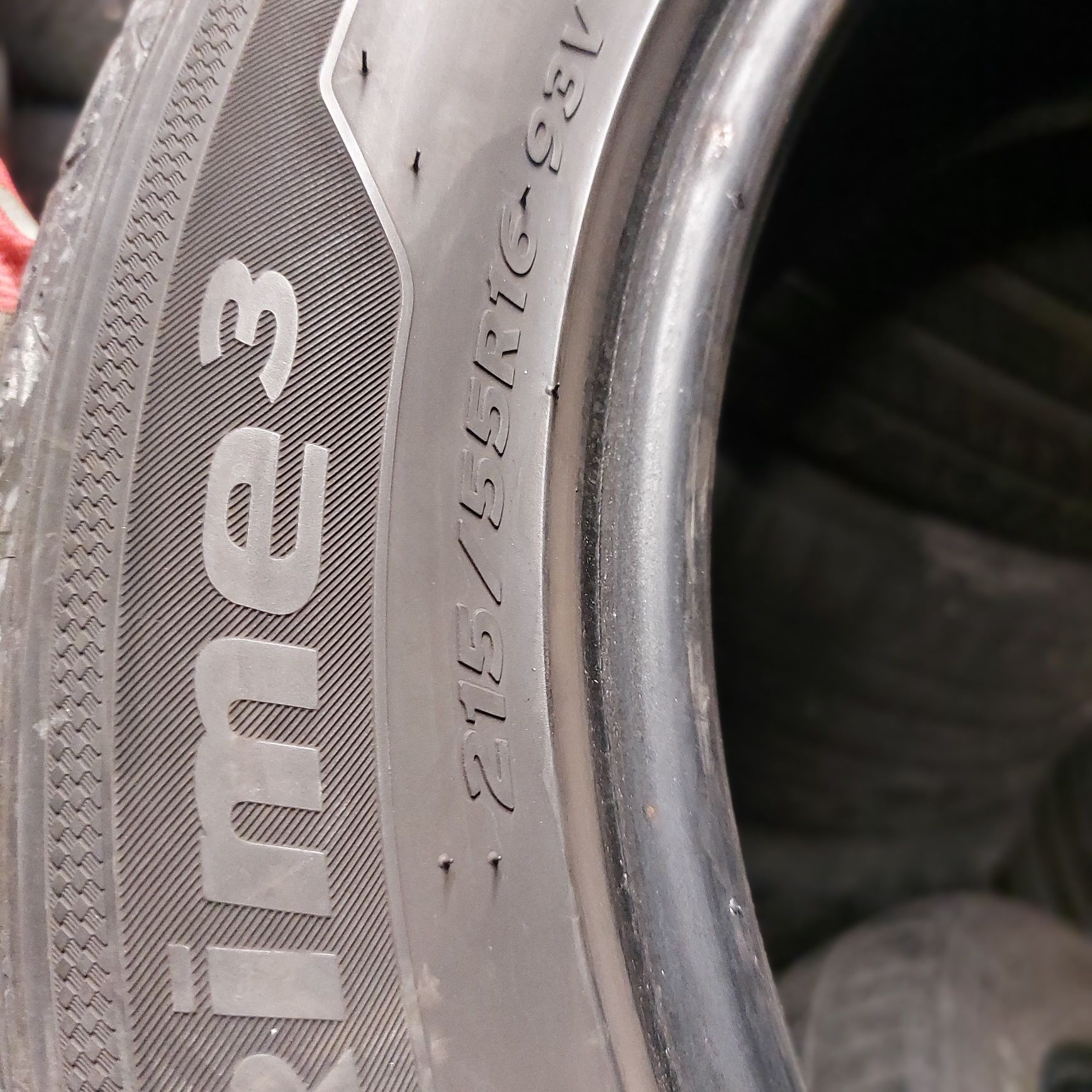 215/55/16"Hankook 4бр.гуми