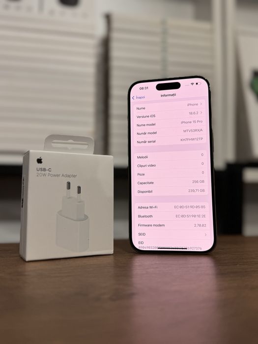 iPhone 15 Pro 256 GB * Grand * Garantie 1 AN