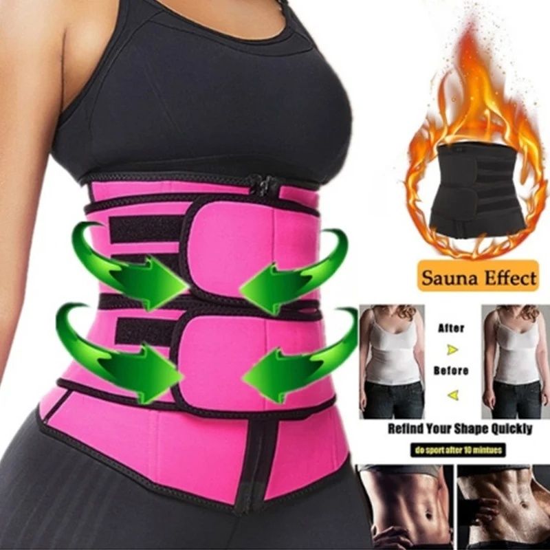 Corset / centura modelator pentru slabit / fitness (neopren)