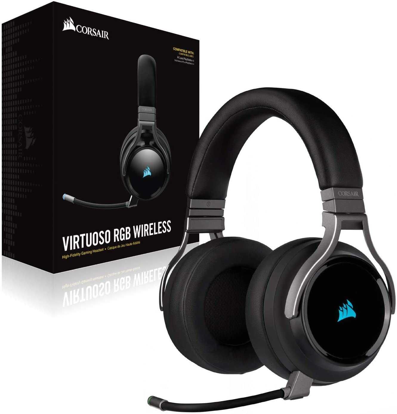 Игровые наушники Премиум класса Corsair Virtuoso RGB Wireless