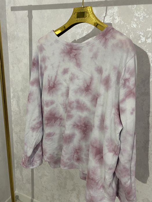 свитер толстовка женский розовый белый